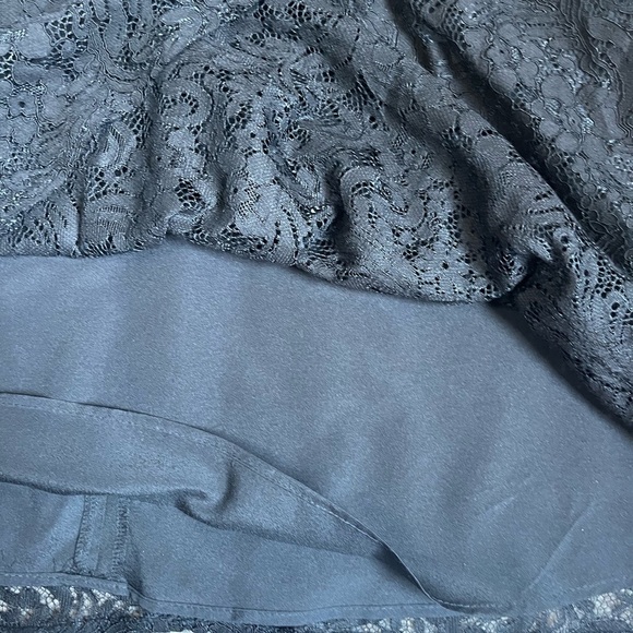 BCBGeneration Womens Fit & Flare Party Lace Dress Black Size 4 - Picture 6 of 9